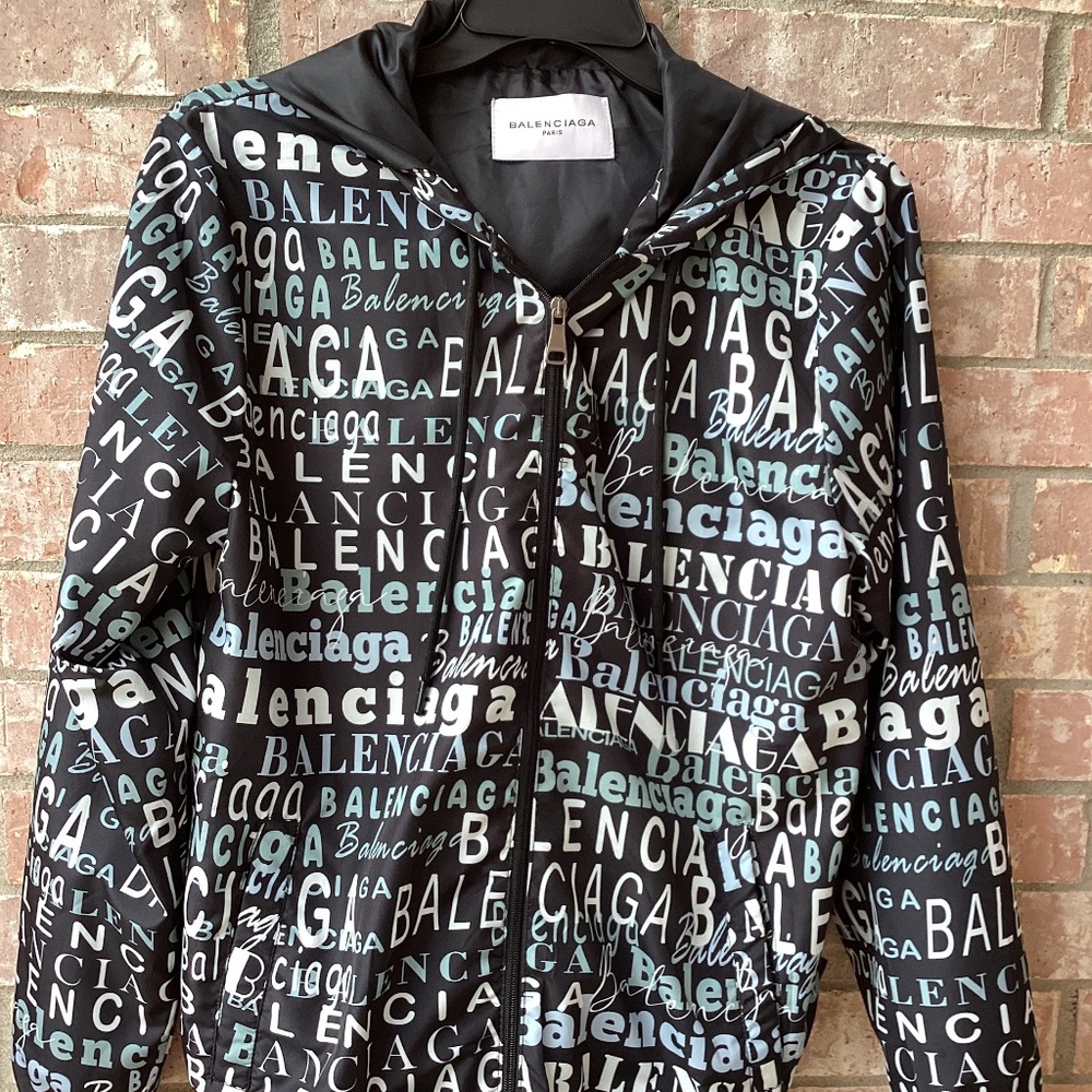 Balenciaga Mens Windbreaker Jacket